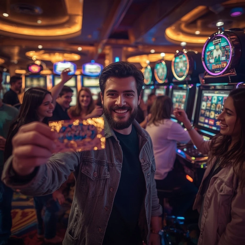 a person with a casino bonus VERA&JOHN CASINO