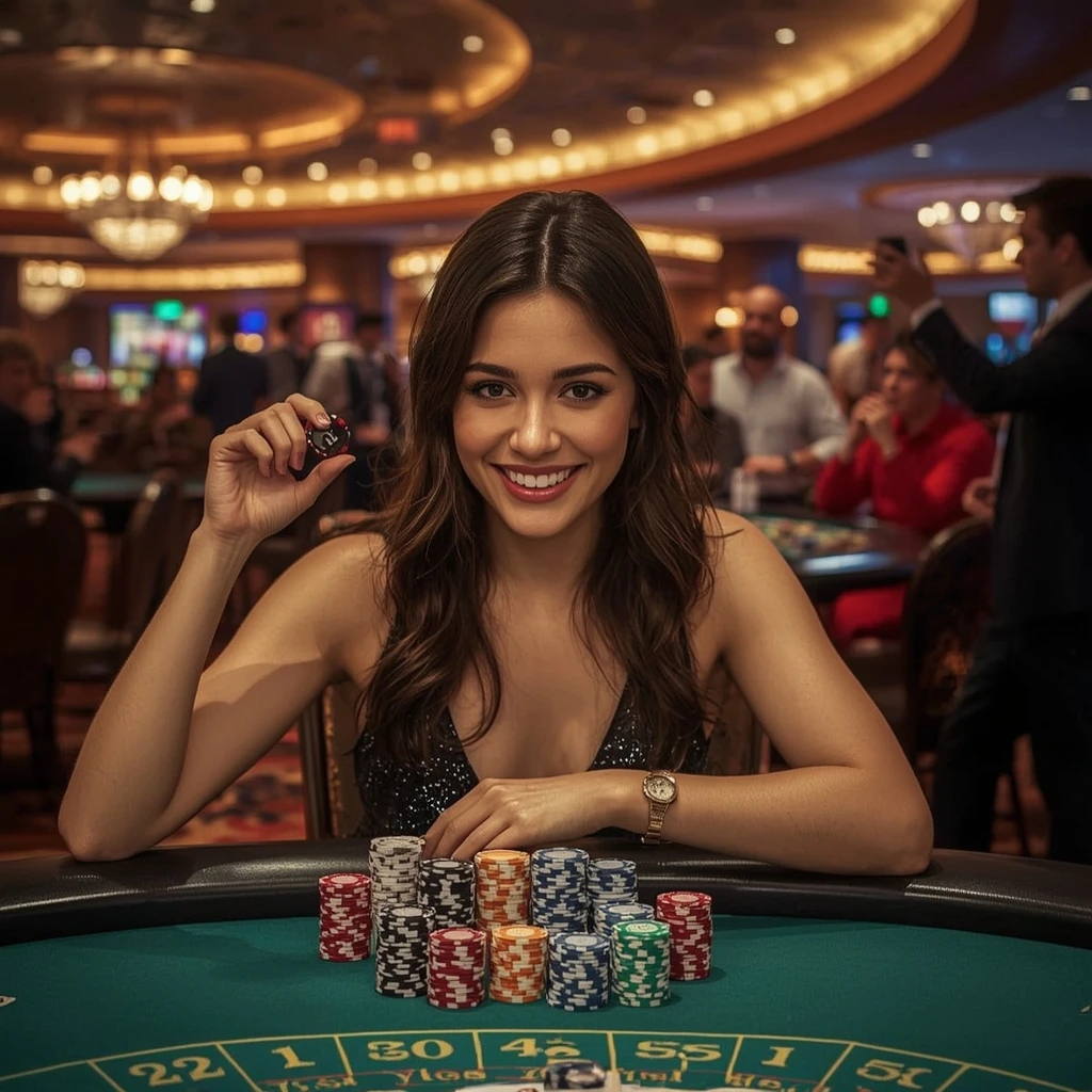 man holding a bonus at Vera&John Casino