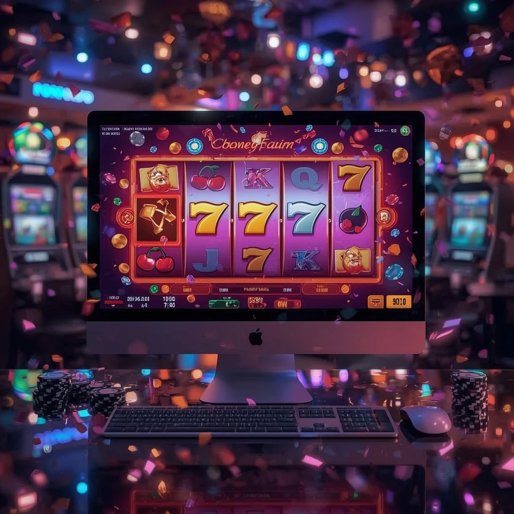 slots on monitor VERA&JOHN CASINO