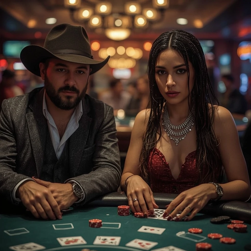 photo of two poker players VERA&JOHN CASINO